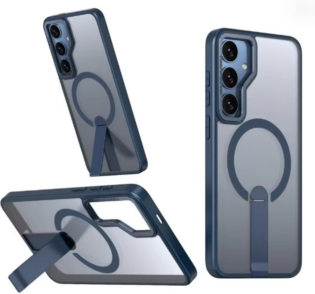 Transparente MagSafe Magnetische Ladestation Hülle für Samsung Galaxy S26 S25 S24 S23 Ultra Plus S24 FE Edge - Bild 1