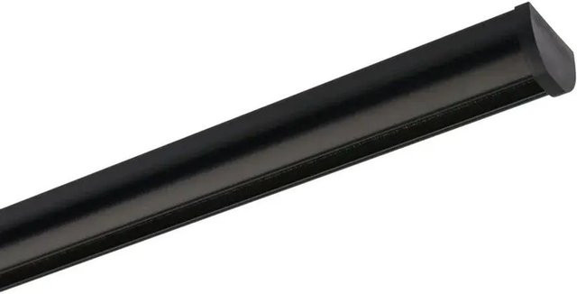 Deco-Raum Gardinenschiene Round nach Maß, gerade, Deckenmontage, Schwarz, Länge: 340 cm - Bild 1