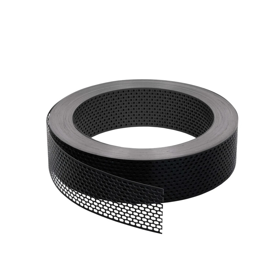 Daprona Vogelschutzgitter Lüftungsband aus Aluminium in Schwarz, Breite: 8 cm, Länge: 60 m - Bild 2