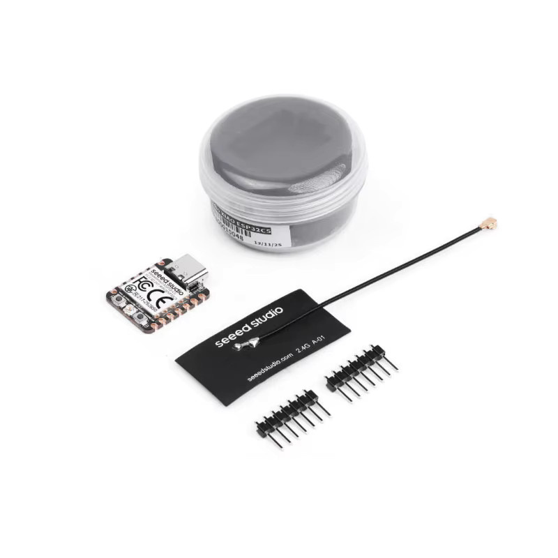 Seeed Studio XIAO ESP32-C5 Mini-Entwicklungsboard mit WiFi 6, Bluetooth, Zigbee und 8MB RAM in Schwarz - Bild 2