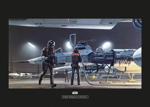 Komar Wandbild Star Wars Y-Wing Paper Poster Multicolor B: 70 cm, H: 50 cm - Bild 1