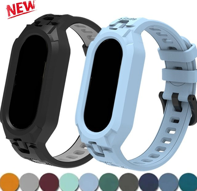 OAKCHARM Smartwatch-Armband, Silikon, Schwarz, Unisex - Bild 1