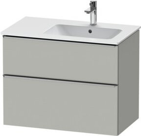 Duravit Waschtischunterschrank D-Neo in Grau Matt, B/T: 81 x 46,2 cm - Bild 1