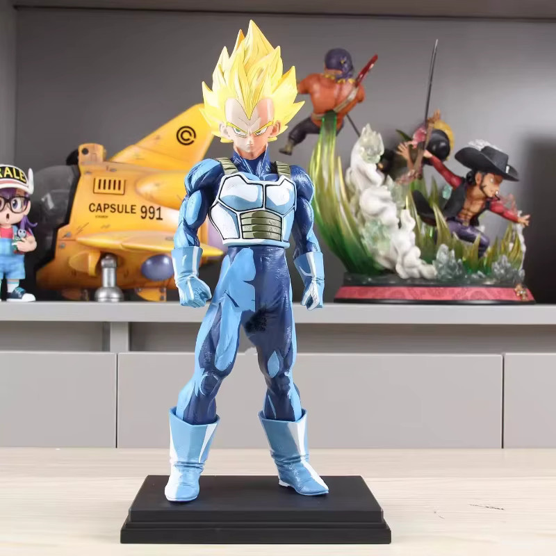 Dragon Ball SMSP Vegeta Actionfigur aus PVC in Multicolor, Anime Statue als Sammlerstück und Desktop Ornament, Höhe: 32 cm - Bild 1