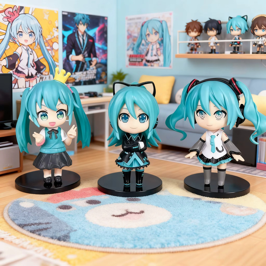 Bandai Hatsune Miku Q Edition Serie der ersten Generation Anime-Figur in Multicolor - Bild 6
