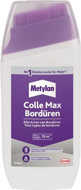 Metylan Bordüren Kleber Dispersion für Tapeten aus Papier und Vlies, 250 g - Bild 1