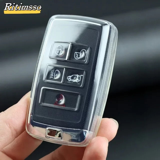 Ritimsso TPU Schlüsselhülle für Land Rover Range Rover Evoque Discovery Sport Velar und Jaguar XE E-PACE XF - Bild 1