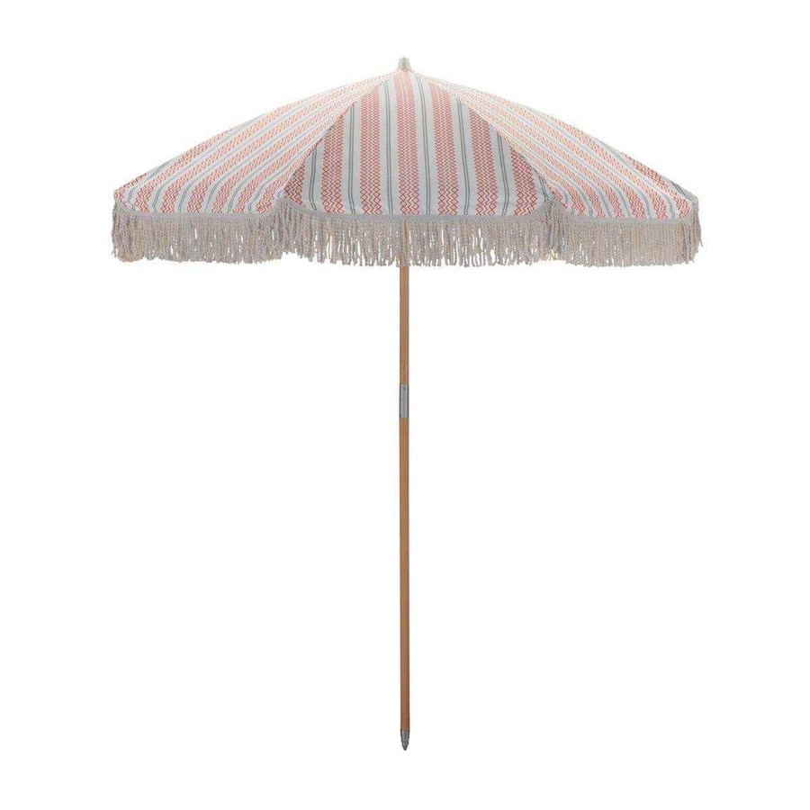House Doctor Sonnenschirm Umbre in Pink mit Holzgestell, Durchmesser: 190 cm - Bild 1