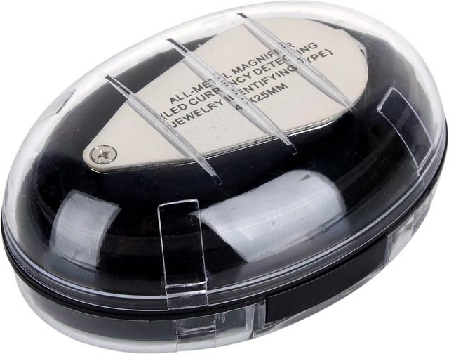 Kkmoon Lupe 40x, mit LED-Beleuchtung, Schwarz - Bild 1