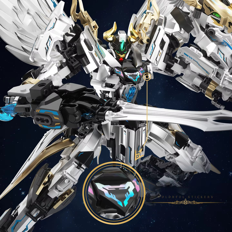 JAKI Mecha Serie Transforming Pegasus Roboter Modell, Bausteine - Bild 4