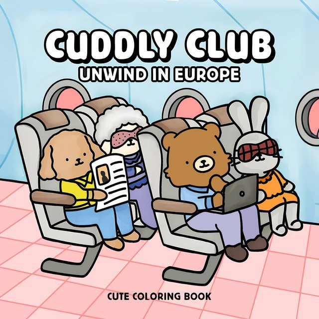 CUDDLY CLUB Malbuch, Tiere, Bunt / Mehrfarbig - Bild 1