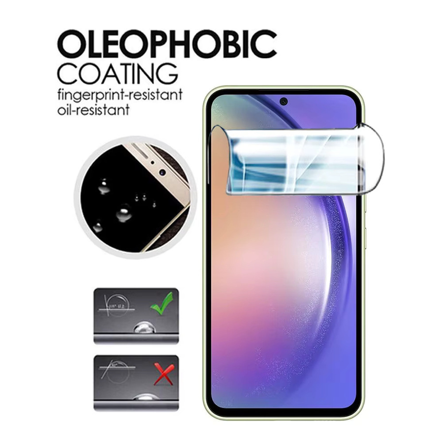 4in1 Hydrogel Schutzfolien Set für Samsung Galaxy A55 A54 A53 A52 A35 A34 A33 A32 A15 A14 A13 inklusive Kameraschutz in Transparent - Bild 4