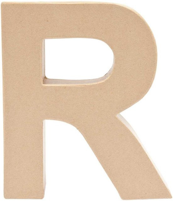 Rico Design 3D Papp-Buchstabe R stehend für die Tischdekoration - Bild 1