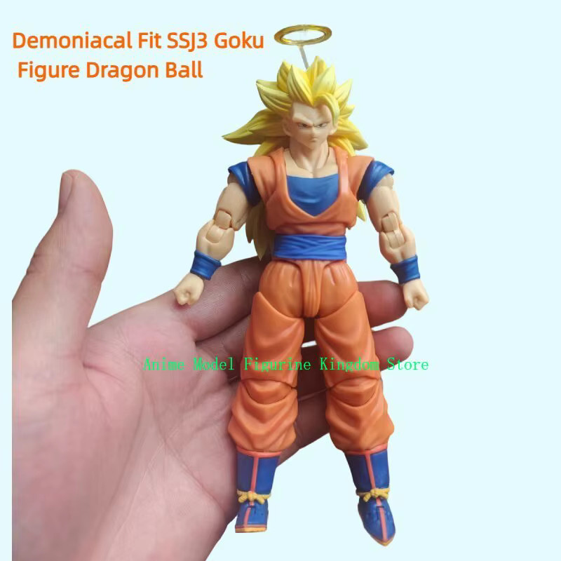 Bandai Dragon Ball Z SSJ3 Goku Figur, Actionfiguren, Super Saiyan Goku Figurine Dragon Blaster Modell Spielzeug - Bild 2