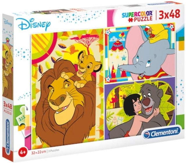 Clementoni Disney Tiere, Puzzle, 104 Teile, ab 4 Jahre - Bild 1