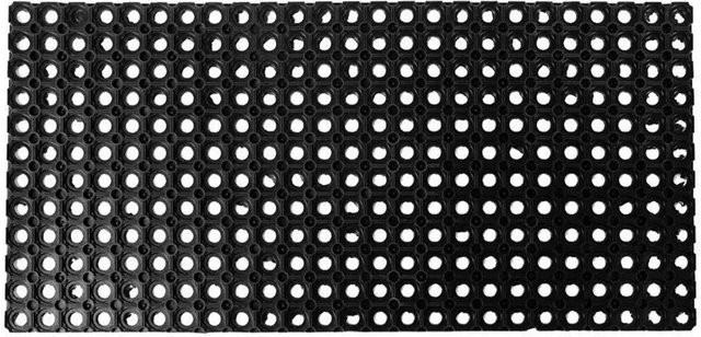 Lex Schmutzfangmatte Bonny in Schwarz, wetterfeste und rutschfeste Fußmatte aus Gummi, B/T: 100 x 50 cm - Bild 1
