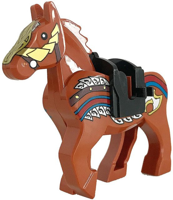 Yiran toy MOC Mittelalterliches Pferd Streitross, Lernspielzeug, ab 6 Jahren - Bild 1