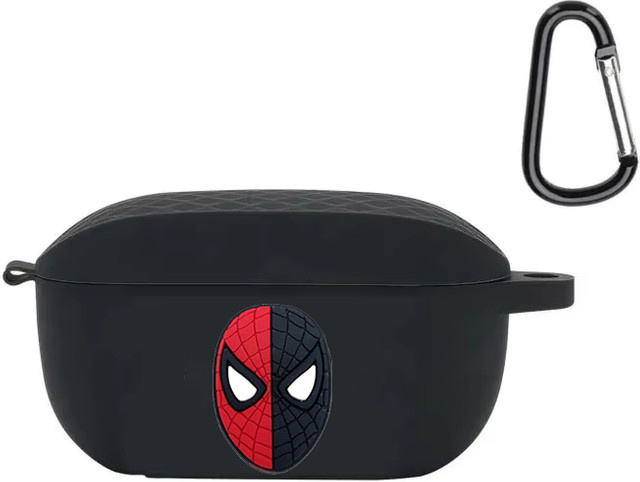 DIY Cartoon Silikon Schutzhülle für JBL Wave 100 TWS und Wave Buds Bluetooth-Ohrhörer Ladebox in Schwarz - Bild 1