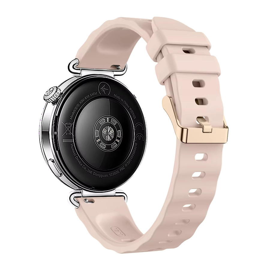 Uhrenarmband Silikon, Roségold, 18 mm, Sport - Bild 2