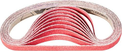 PFERD CO-COOL 60 Keramikkorn Schleifband für Edelstahl, Körnung 60, B: 13 mm, L: 457 mm, 100 Stück - Bild 1