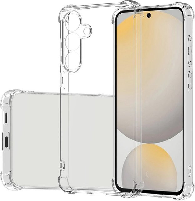 EUCAGR Silikon Soft Clear Shell Schutzhülle mit Airbag-Funktion für Samsung Galaxy S26 Ultra und S26 Plus, Transparent - Bild 1