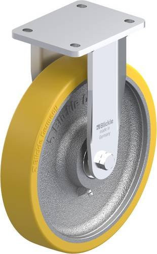 Blickle Bockrolle BO-GTH 251K in Silber, Rad-Durchmesser: 250 mm, Tragfähigkeit (max.): 1200 kg - Bild 1