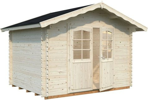 PALMAKO Blockbohlenhaus Vivian aus Holz in Braun, B/H/T: 363 x 245 x 240 cm - Bild 1