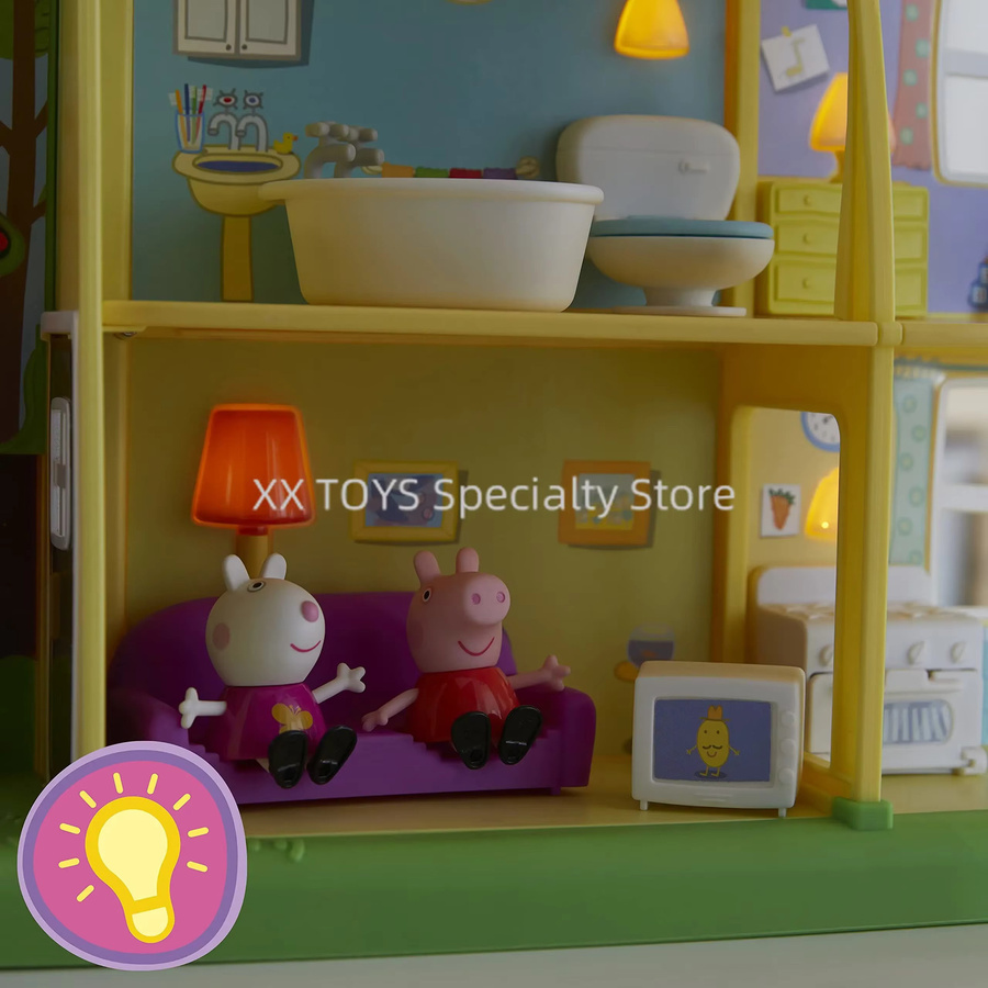 Hasbro Peppa Pig Peppa's Day Night House, Haus mit Sprachlicht und Ton - Bild 4