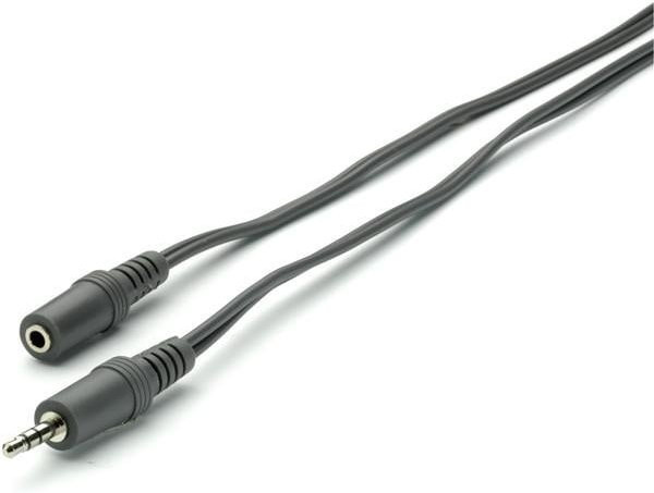 Vivanco Klinkenverlängerung 3,5 mm Jack, Schwarz, 5 m - Bild 1