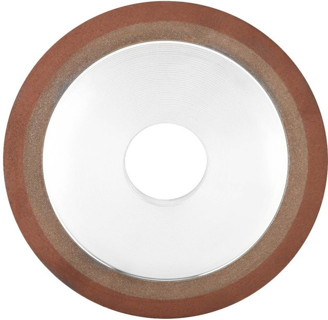 Neoglint Harz-Diamant-Schleifscheibe für legierte Klingen und Wolframstahl, Farbe: Braun, Durchmesser: 125 mm, Breite: 10 mm, Bohrung: 32 mm, Dicke: 8 mm - Bild 1