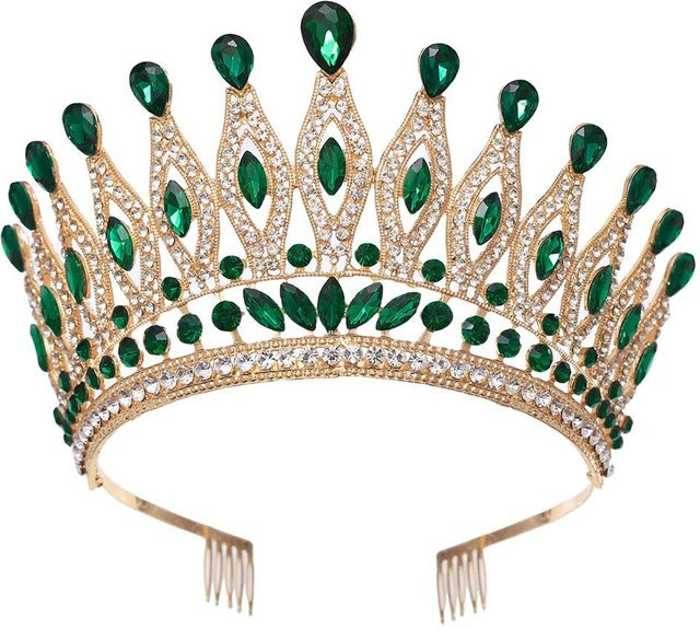 KMVEXO Diadem, Kristall, Messing, beige, Damen - Bild 1