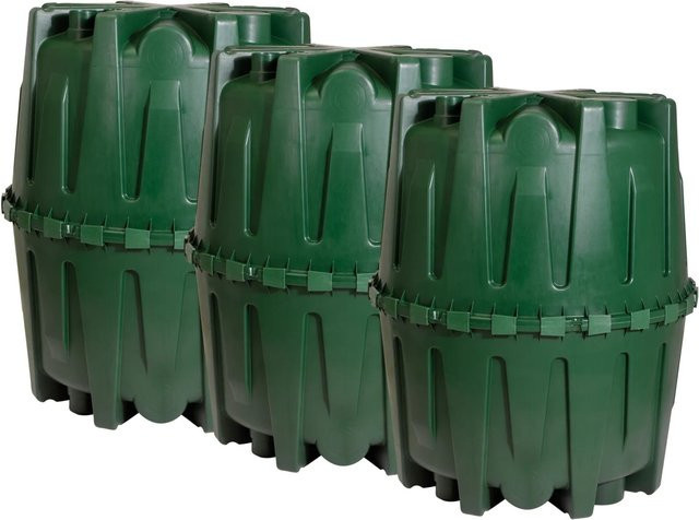 Garantia Zisterne Herkules 4800 mit Verbindungs-Set in Grün - Bild 1