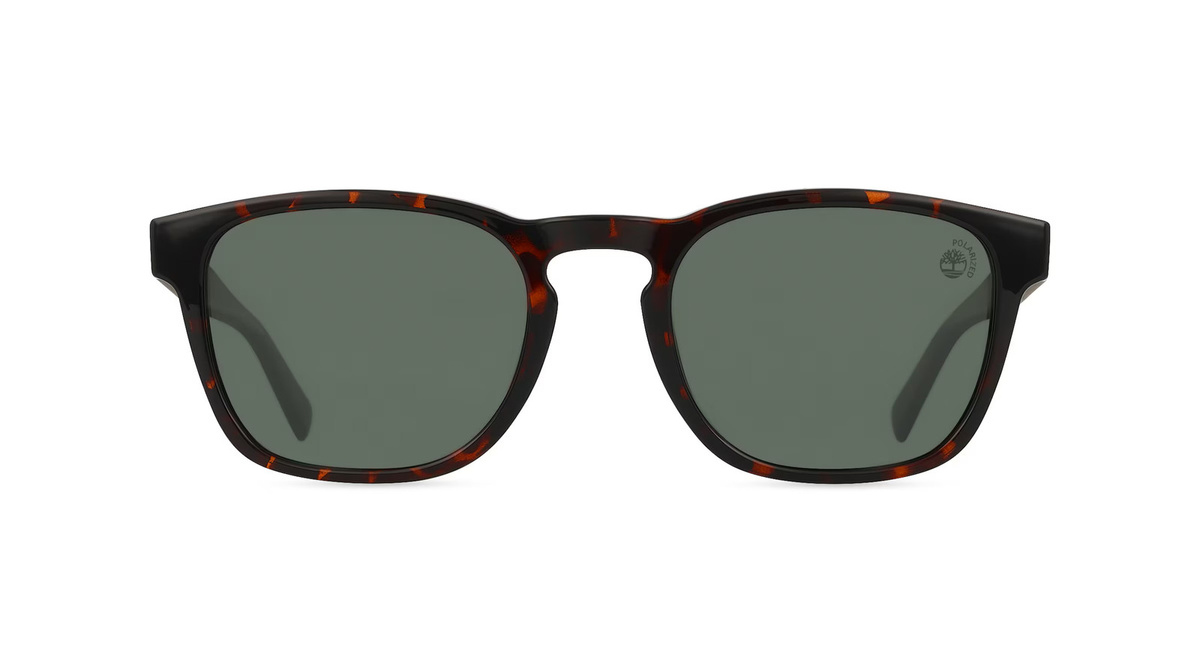 Timberland TB00007 Sonnenbrille, Vollrand, Rund, Kunststoff, Unisex, braun, grün - Bild 1