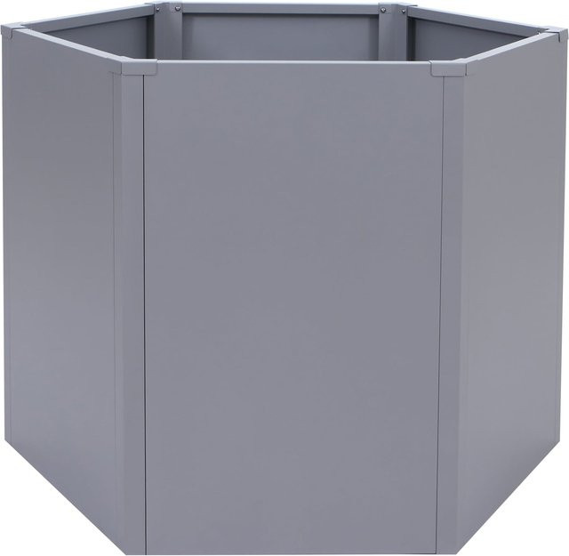 Metallhochbeet MCW-P64 aus Stahl für Gemüse und Pflanzen in Grau, B/T/H: 100 x 77 x 88 cm - Bild 1