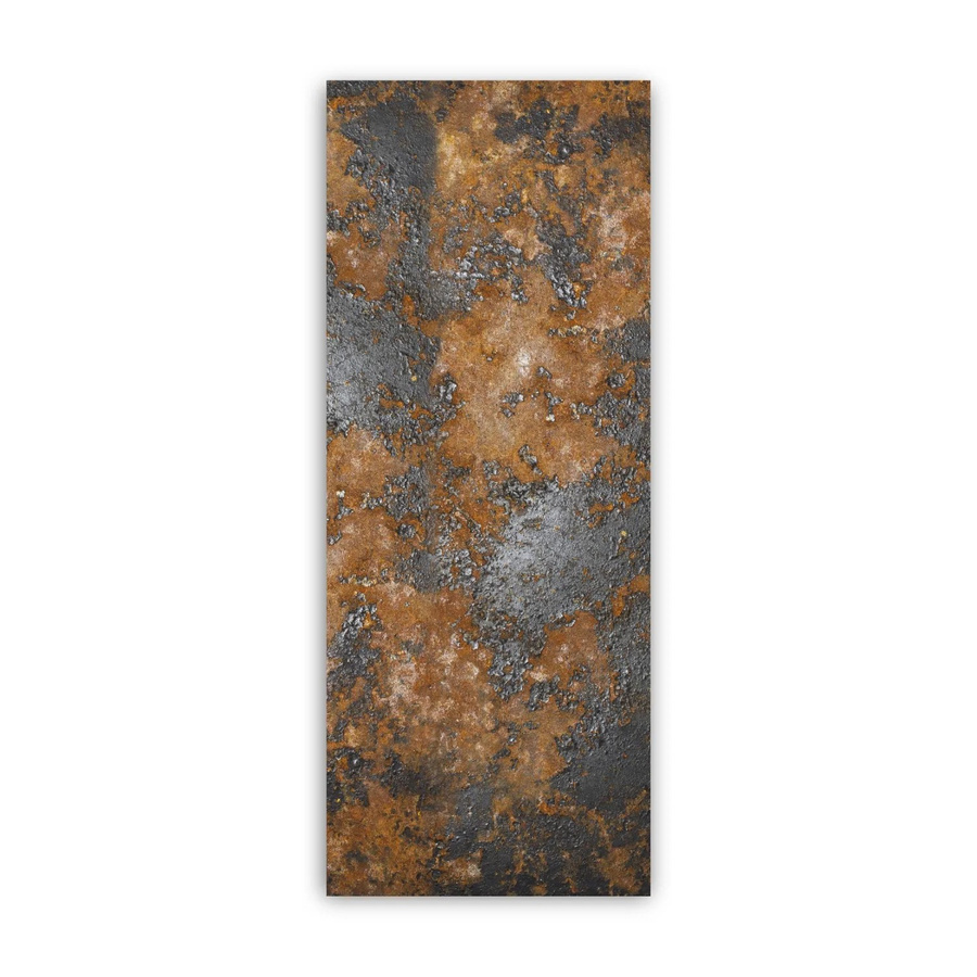 Walllux Duschrückwand Industrial Rust in Steinoptik aus Alu-Verbund, Farbe: Braun, B/H: 100 x 255 cm, Stärke: 3 mm - Bild 2