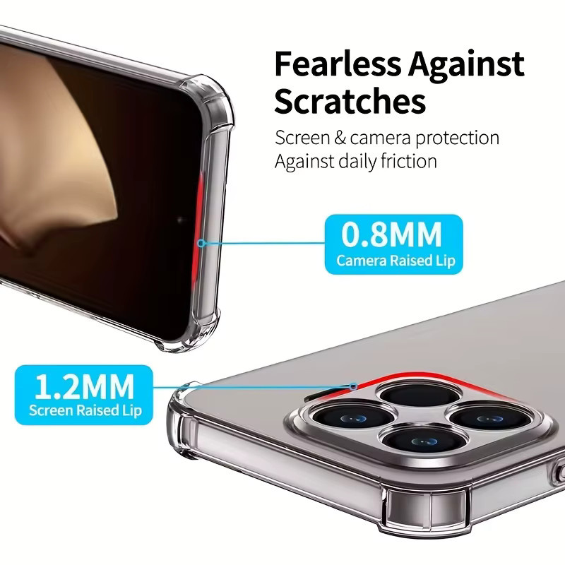 Transparente Silikon Handyhülle für Xiaomi 15T Pro 5G - Bild 3