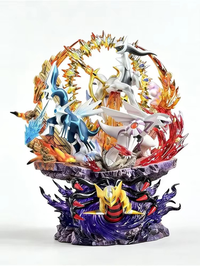 TAKARA TOMY Pokémon Anime-Figur, Dialga Palkia Giratina Arceus, mit LED-Beleuchtung - Bild 3