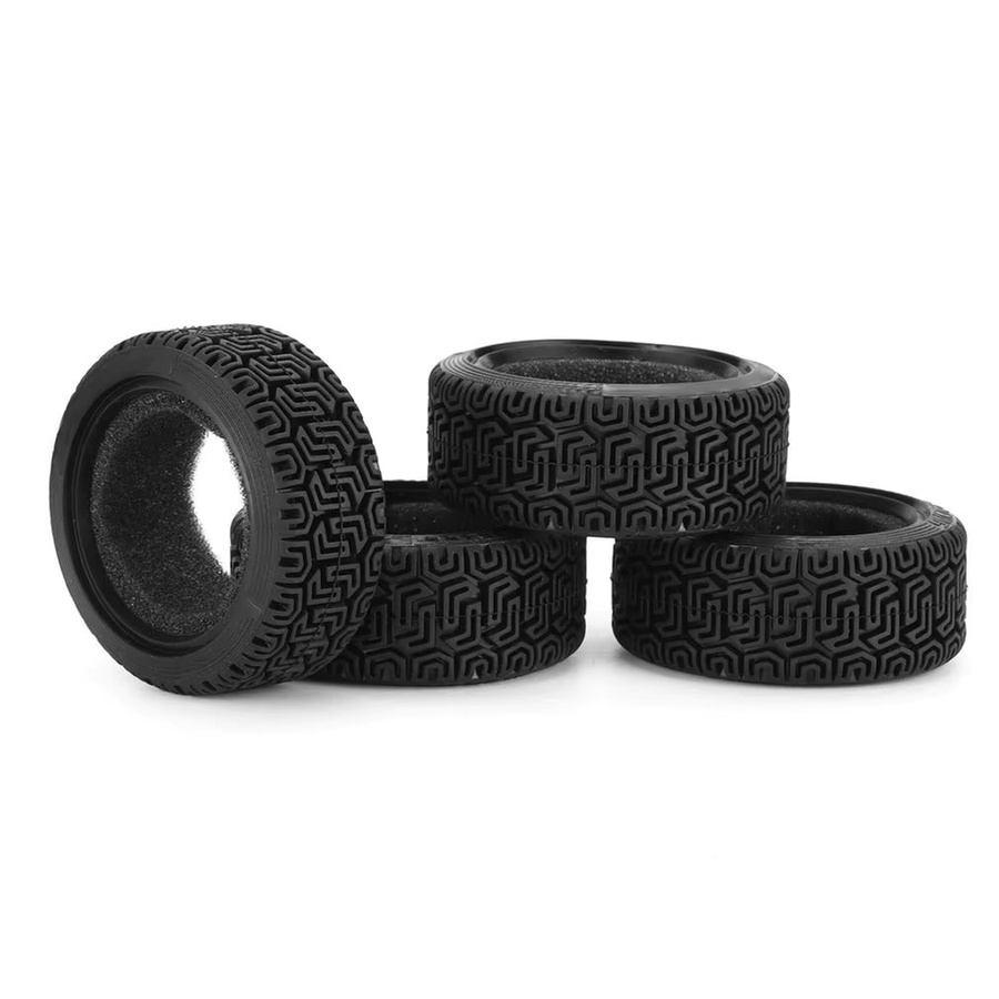 YSIDO Rallye-Reifen, 4-teiliges Set, 68 mm, 1/10 RC Car On Road Racing - Bild 3
