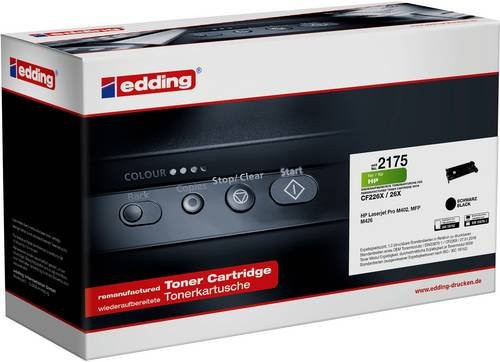 Edding Tonerkartusche EDD-2175 kompatibel mit HP 26X CF226X, Schwarz - Bild 1