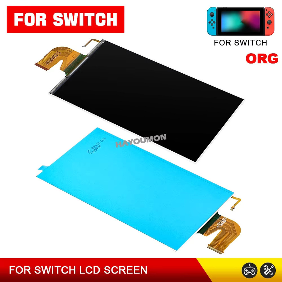 Pogopirate Ersatz LCD Display mit Digitizer für Nintendo Switch NS Gaming Konsole in Schwarz - Bild 2
