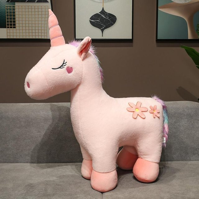 Yiran toy Kawaii Einhorn Plüschtier, Rosa / Pink - Bild 1