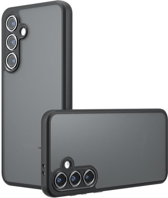 JOCAJE Schutzhülle für Samsung Galaxy S22 Ultra in Schwarz, transparente und stoßfeste Acryl-Hülle mit Hautgefühl - Bild 1