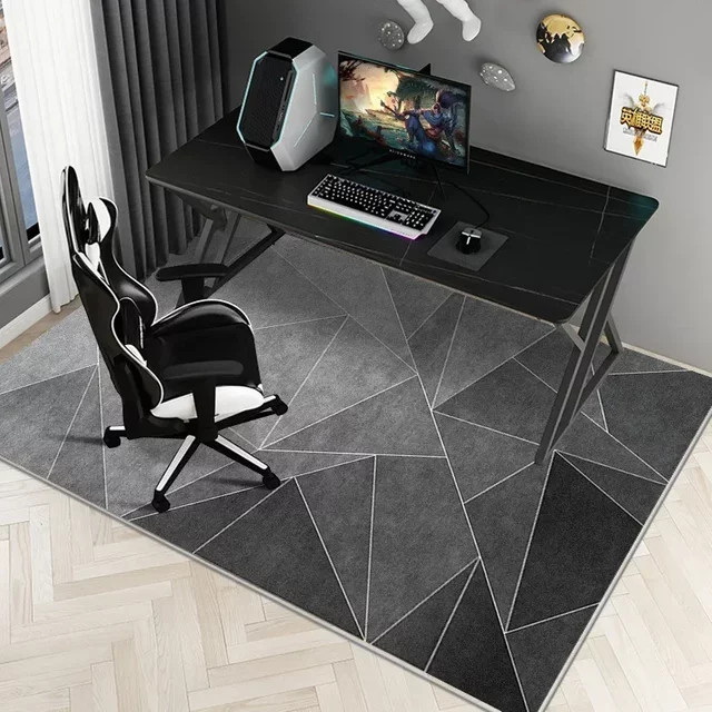 VIKAMA Bodenmatte für E-Sport Stühle und Schreibtische zur Dekoration von Arbeitszimmer und Schlafzimmer - Bild 1