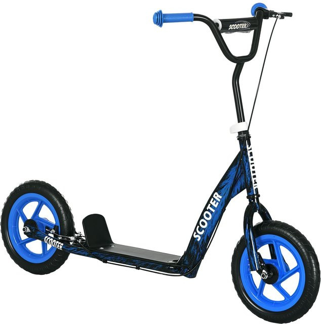 AIYAPLAY Kinderroller Scooter Tretroller mit verstellbarem Lenker ab 6 Jahren - Bild 1