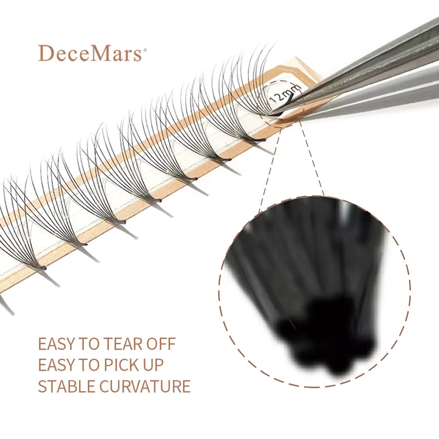 DeceMars Fan-Wimpern CD-Curl, 12 Linien pro Tablett - Bild 2
