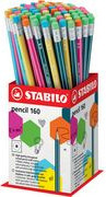 STABILO Bleistift Pencil 160 Set mit Radierer, 72er Display, Härtegrad HB, mehrfarbig - Bild 1