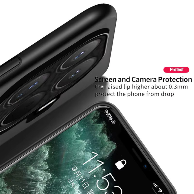 Robuste magnetische Schutzhülle für Xiaomi 17T Pro und Mi 17T 5G mit integrierter Metallplatte in Schwarz und Blau - Bild 3