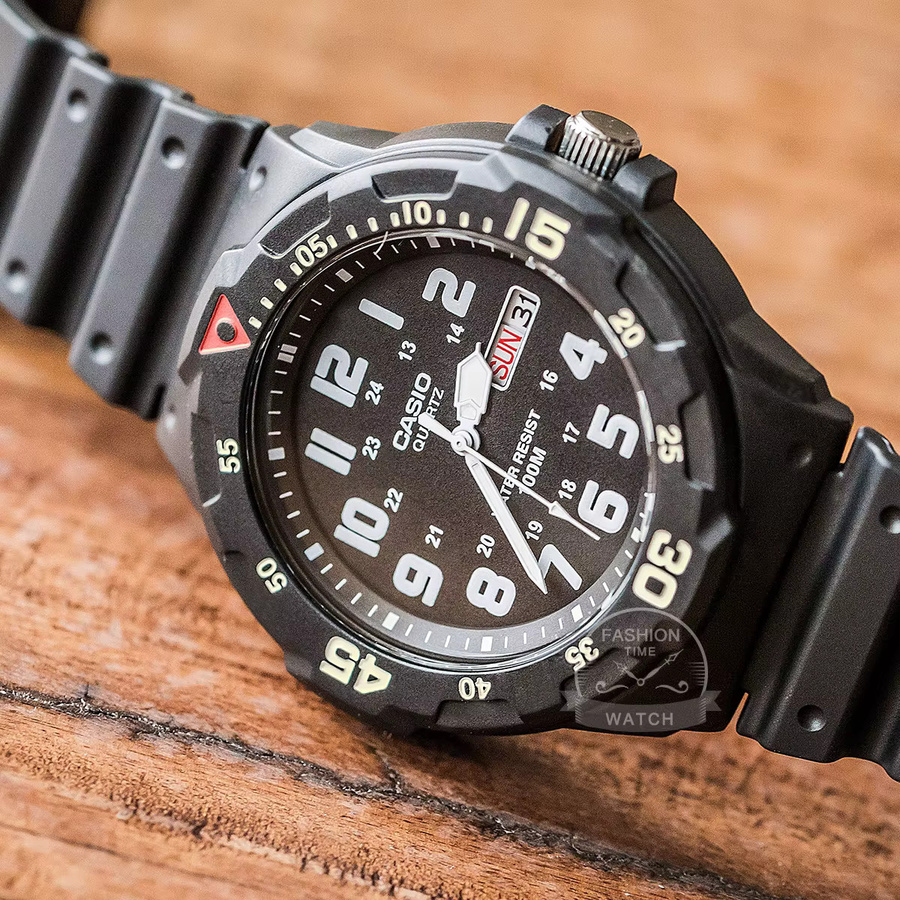 Casio Armbanduhr, Quarz, Kunststoff, Schwarz, Herren - Bild 3