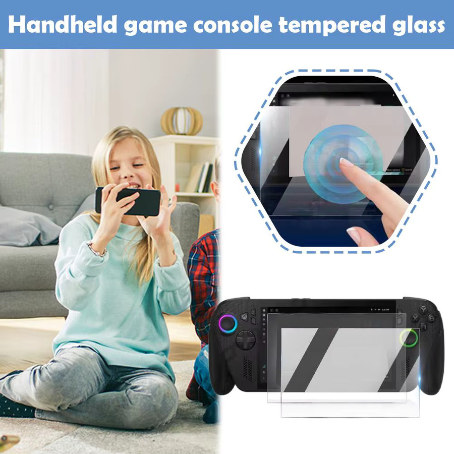 2 gehärtete Displayschutzfolien für Asus ROG Ally X, transparent, ultrahohe Härte und Anti-Fingerabdruck - Bild 2