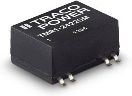 TracoPower TMR 1-4822SM DC/DC-Wandler SMD 48 V/DC zu 12 V/DC und -12 V/DC 42mA 1W in Schwarz - Bild 1